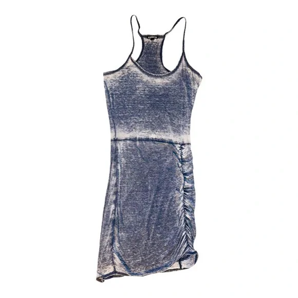 express ruched tank dress Express ruched tank racerback mini dress